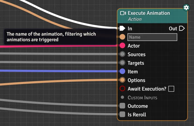 Execute Animation Node